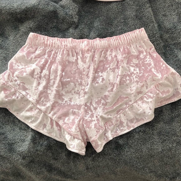 Victoria Secret Crushed Velvet Pajama Set - Picture 3 of 8